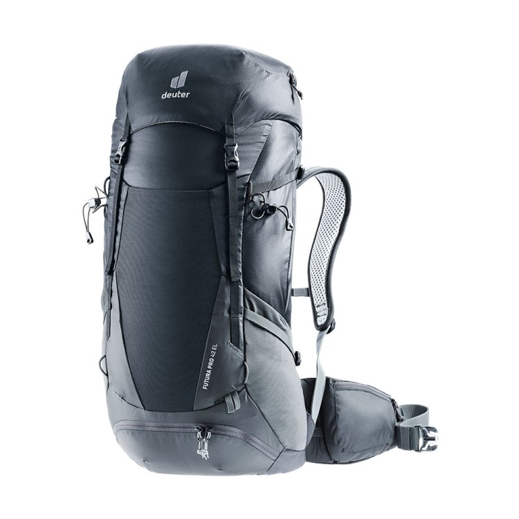Deuter Futura Pro 42 El Juodas Grafitas