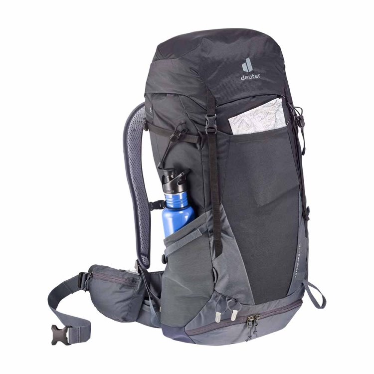 Deuter Futura Pro 42 El Juodas Grafitas
