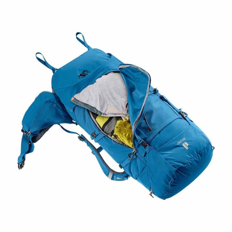 Deuter Aircontact šerdis 60+10 Rifų Rašalas/grafitas-skalūnas