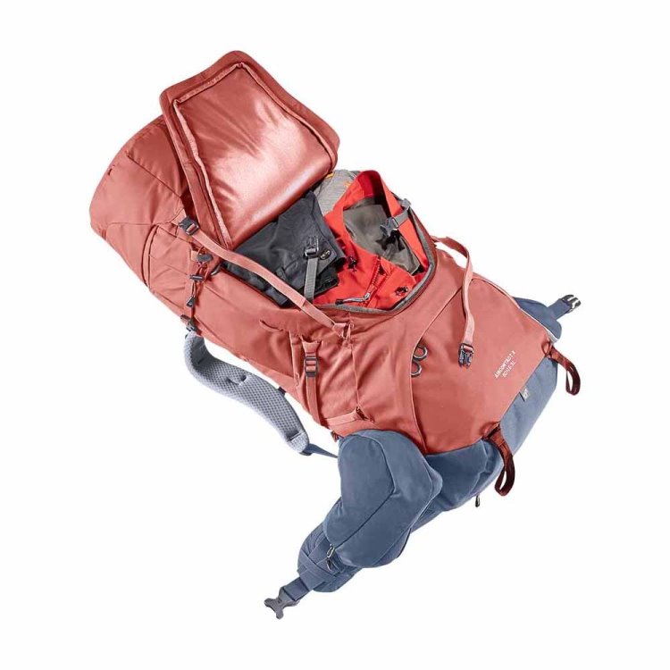 Aircontact X 60+15 Sl Raudonmedžio Rašalo Deuter