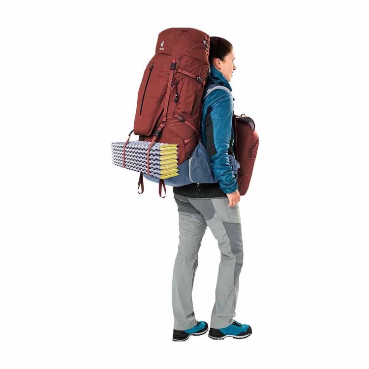 Aircontact X 60+15 Sl Raudonmedžio Rašalo Deuter